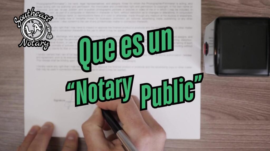 Que es un notary?